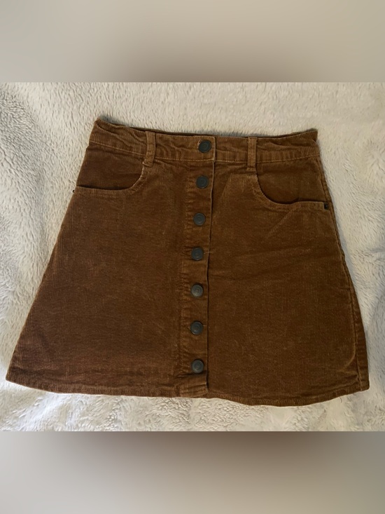 Brandy Melville Dresses & Skirts - Brandy Melville Corduroy Brown Skirt